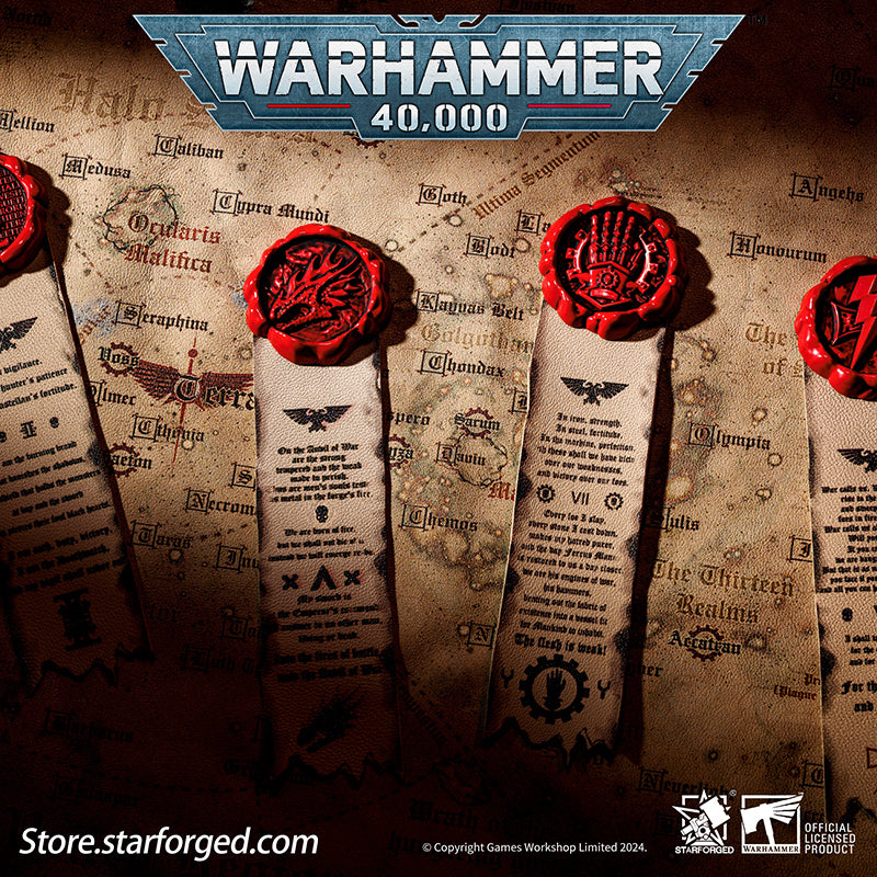 Starforged Warhammer 40K Purity Seals Salamanders & Deathwatch White Scars 2024 Set